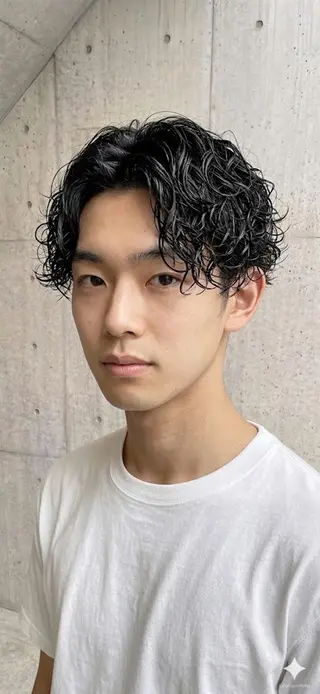 パーマ メンズ 🌀メンズパーマ🌀 カット💇こうせいのヘアスタイル