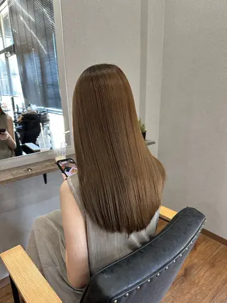 ロング カラー 鵜飼 真伍のヘアスタイル