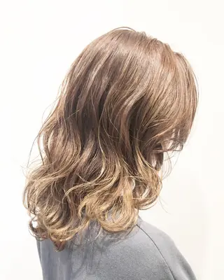 ミディアム カラー パーマ ヘアアレンジ キッズ stylist 🌸 kana.のヘアスタイル