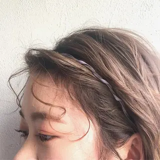 ミディアム ヘアアレンジ 💎透明感カラー 松本ミキ💎のその他イメージ