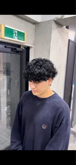 パーマ メンズカット/カラー スギウラ　ヒサヤのヘアスタイル