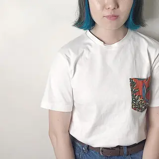 ショート カラー カラーモデル募集中 美容室ハピスのヘアスタイル