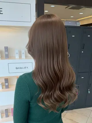 セミロング カラー 🫧カラーモデル募集 純菜🫧のヘアスタイル