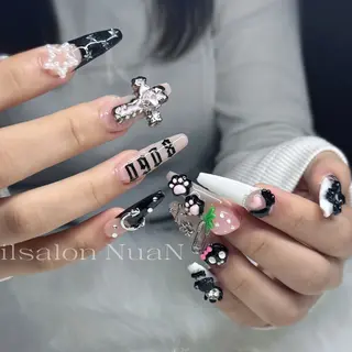 ネイル NuaN ミニモ停止中のネイルデザイン