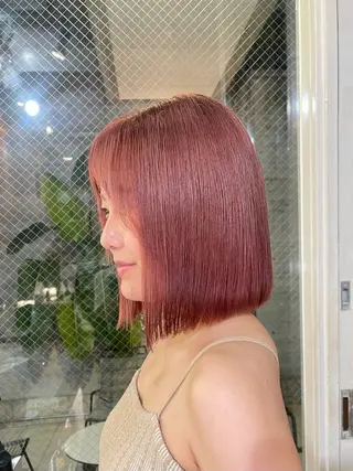 ミディアム カラー 韓国レイヤー髪質改善 💫Tomoya💫のヘアスタイル