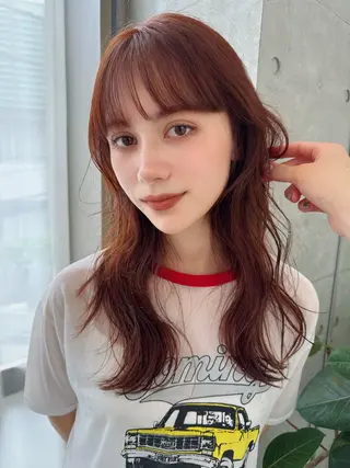 ミディアム カラー ❤️アヤカ レイヤーカット❤️のヘアスタイル