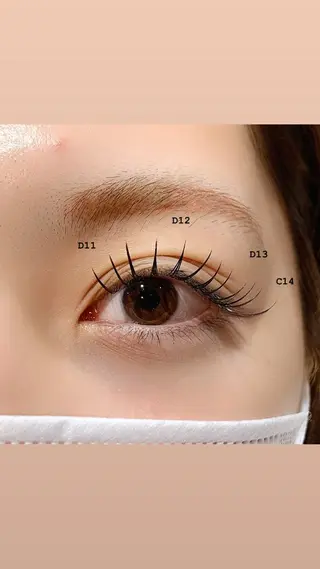 マツエク・マツパ alushe🌼 HIME🌼のマツエク・マツパデザイン