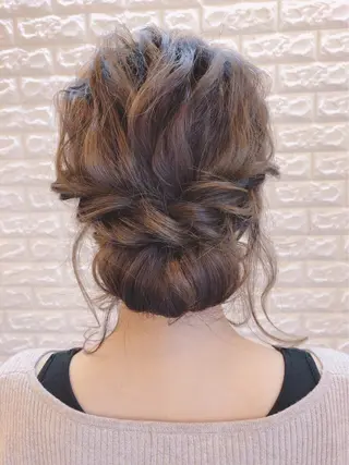 ヘアアレンジ ぐらんぐりーん 藤中のヘアスタイル