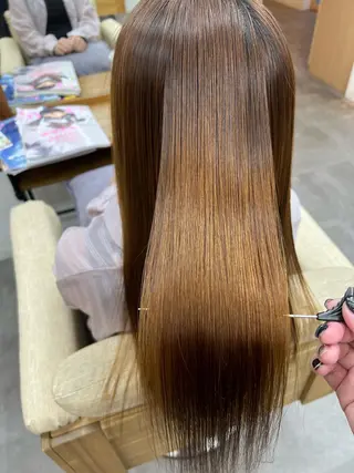 ロング たかはし るなのヘアスタイル