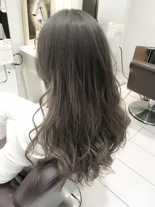 ロング カラー 髪質改善/ 艶髪カラー/益田直幸のヘアスタイル