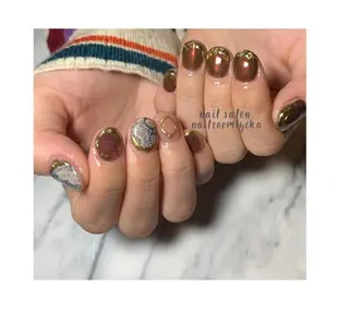 ネイル ﾈｲﾙﾙｰﾑﾘｯｶ 𝐦𝐚𝐲𝐮のネイルデザイン