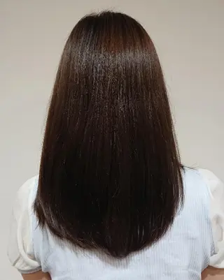 セミロング カラー ブリーチ/ヘアケア/ 艶髪/イギチハルのヘアスタイル