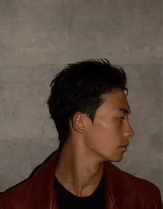 ショート パーマ メンズ 葛西/barber/ 相山琉磨のヘアスタイル