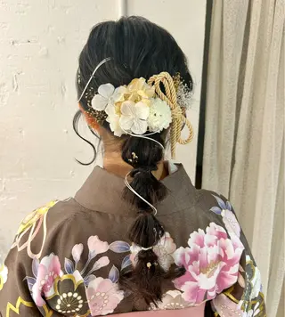 ヘアアレンジ 🦋Misaki🦋 メンズパーマ/着付けのヘアスタイル
