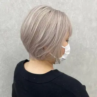 ショート カラー 江坂エリア最安値◎ ブリーチ*土田のヘアスタイル