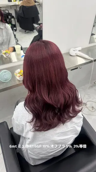 セミロング 激盛ハイトーン🪄✩ Kalin🧁🎀のヘアスタイル