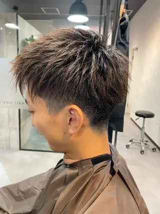 ショート メンズ 👑髪質改善カラー 中垣斗希のヘアスタイル