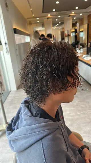 パーマ RICHAIR 長嶺旬佑のヘアスタイル