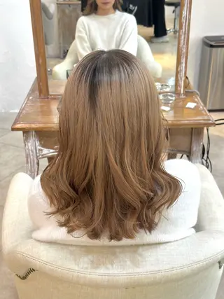 セミロング スパイキー/ ピンパーマ/緑川雄也のヘアスタイル