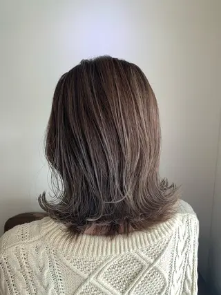 ミディアム カラー メンズパーマ✨️村越 雄斗のヘアスタイル