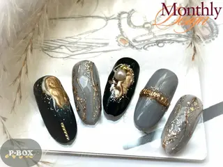ネイル NAIL P-BOX .HACHIのネイルデザイン