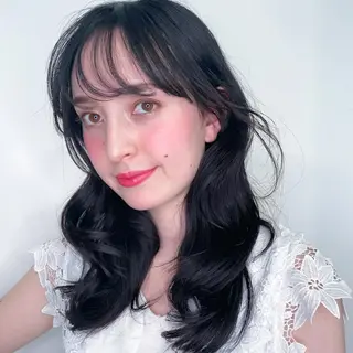 セミロング レイヤーカット/韓国 🤎きのした いちかのヘアスタイル
