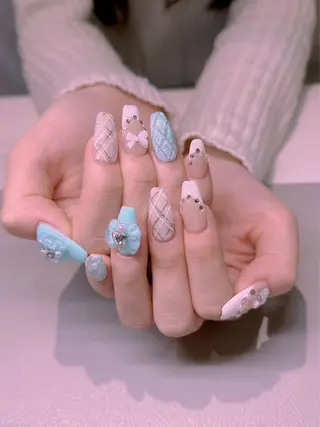 ネイル 長さだし専門店 M2　rikaのネイルデザイン