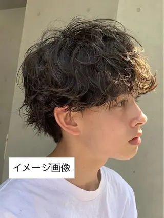 パーマ メンズ 松本 茜のヘアスタイル