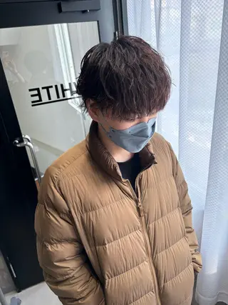 パーマ メンズ _WHITE / KENTOのヘアスタイル