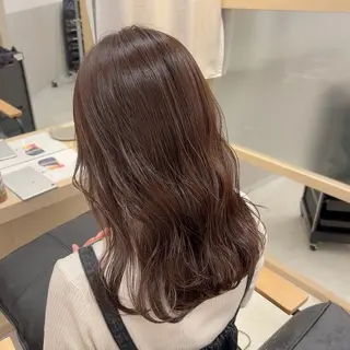 セミロング カラー 西野 美空🍊のヘアスタイル