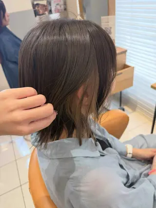 ミディアム 🌷【暖色艶カラー】 shiori🌷のヘアスタイル