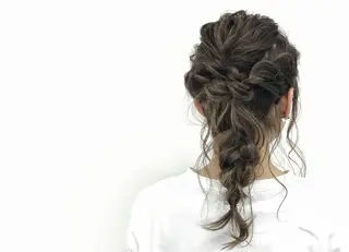 ミディアム カラー ヘアアレンジ ⭐️当日OK⭐️ 岩田峻のヘアスタイル