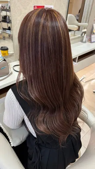 ロング カラー 星 🌟のヘアスタイル