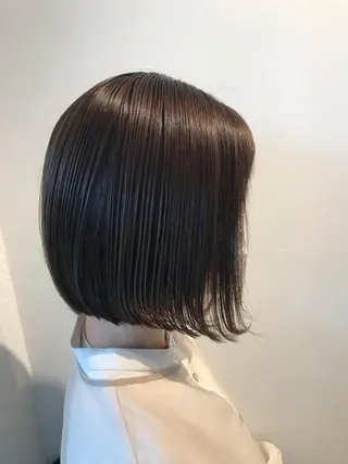 ショート カラー ニュアンスパーマ/ レイヤー/茶屋町のヘアスタイル