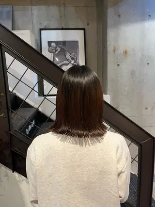 ミディアム 三野 隼澄のヘアスタイル
