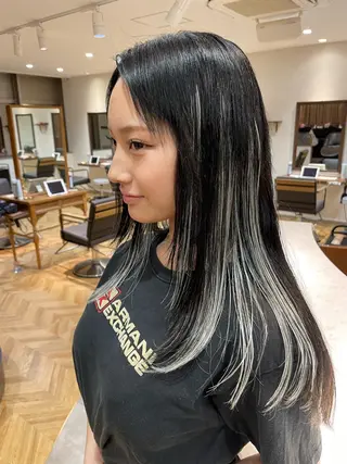 カラー 🌟透明感カラー× 小顔カット いっせいのヘアスタイル