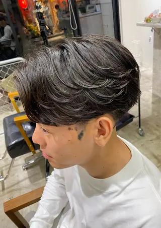 パーマ メンズ 🌴パーマオタク🌴 長谷川 諒佑🌈のヘアスタイル