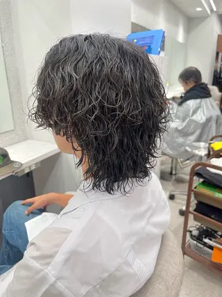 パーマ メンズ 🍐シャドウパーマ メンズ特化/守岡🍐のヘアスタイル