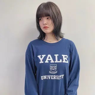 ミディアム スギヤマ ショウゴのヘアスタイル