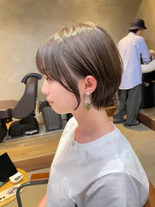 ショート カラー 【ショートカット 美髪矯正】今井隆太のヘアスタイル