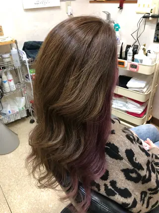 セミロング 石塚 浩のヘアスタイル