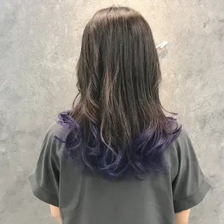 ロング 所渉/韓国レイヤー /ウルフカットのヘアスタイル