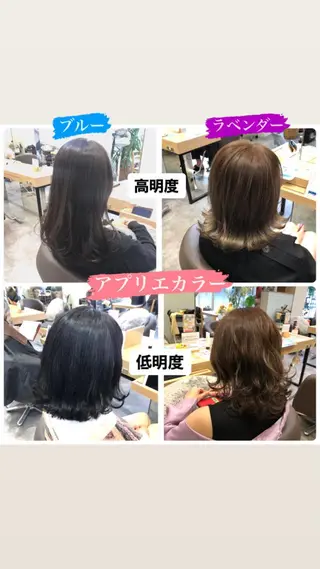 カラー 似合わせカットカラー 望月一生のヘアスタイル