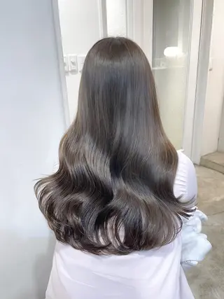 ロング カラー ミディアム/顔周り/ ベージュ🌼mayuのヘアスタイル