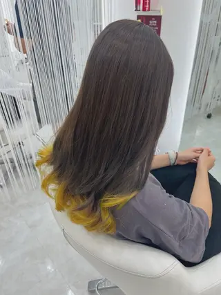 ロング カラー 山森 大地のヘアスタイル