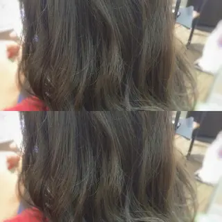 ミディアム セミロング カラー 🟦髪質改善6年 💊YAMAMOTOのヘアスタイル