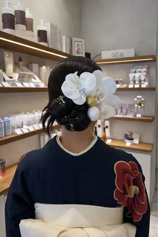 ヘアアレンジ Miwa🦋渋谷/ 透明感カラー/セットのヘアスタイル