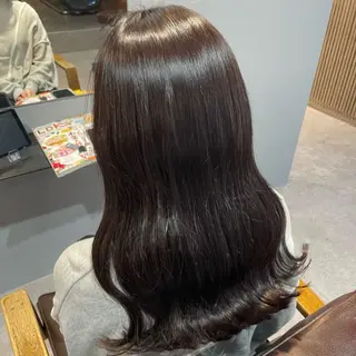セミロング Mimi🎀ブリーチ なし透明感 Ｗカラーのヘアスタイル