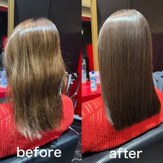 ミディアム カラー ブリーチカラー/ 岩破瑞希のヘアスタイル