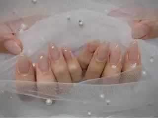ネイル I-nailロング /ワンホン/キラキラのネイルデザイン